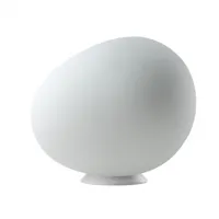 foscarini - lampe de sol d'extã©rieur gregg media - blanc/lxlxh 31x27x27cm